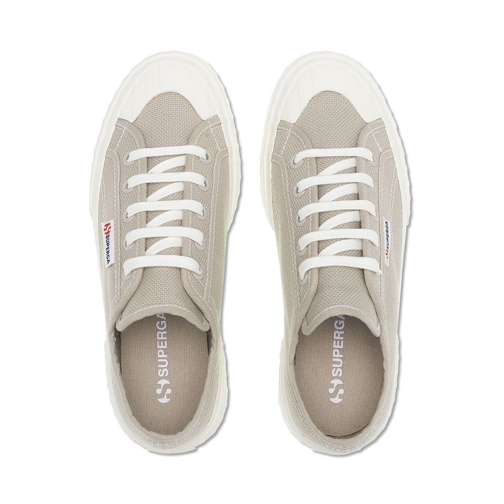 Superga 2630 Stripe Grey Low Top Sneakers - Men's Sneakers USA | US7453023